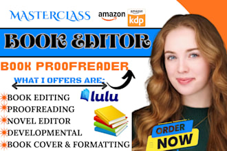 do developmental book ed1ting, book edit1ng, proofreading, developmental editor