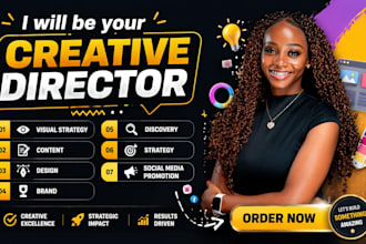 be your creative director for visual strategy brand design marketing content