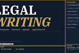 write legal document, contract, agreement, llc operation agreement, nda and more