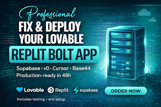 deploy fix lovable bolt replit lovable supabase rocket new v0 cursor ai base44