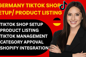 setup tiktok shop germany seller center product listing shopify integration