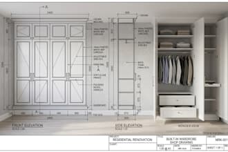 create joinery and millwork shop drawings in autocad