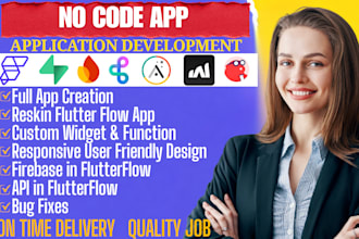build flutterflow mobile apps, supabase, flutter flow, firebase, buildship, API