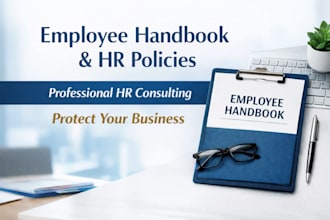 create a professional employee handbook for your US business