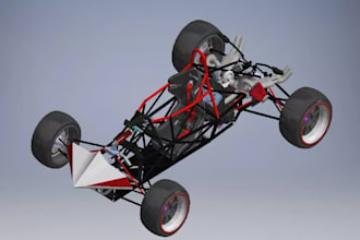 design sport car chassis,race car frame,f1 vehicle design,cad model,car part,stl