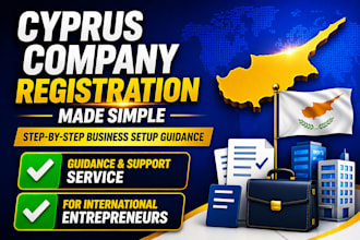 cyprus company registration and business setup and full compliance, kyc, llc
