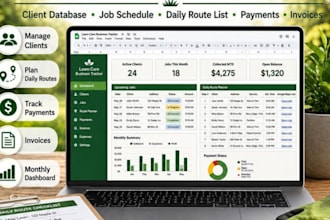 automate CRM dashboard client and business tracker in google or excel sheet