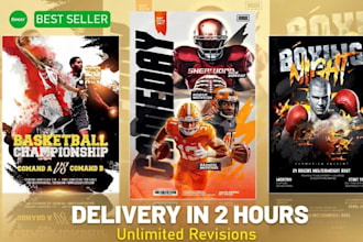 design sports flyer, sports poster, basketball, football flyer, sports banner
