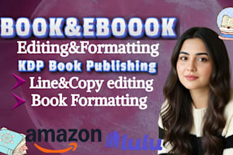 do developmental edit and format ya dark romance books for amazon KDP