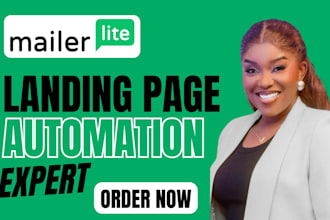setup mailerlite campaign newsletter mailerlite automation and landing page
