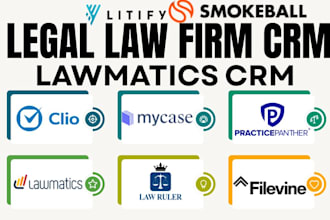 setup clio mycase practicepanther lawmatics law ruler filevine smokeball litify