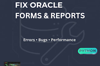 fix oracle forms and reports errors fast