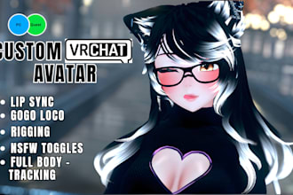 3d vrchat avatar, vrc avatar commission, nsfw furry avatar, vr character model