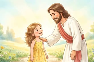 illustrate christian children story book illustration children book story
