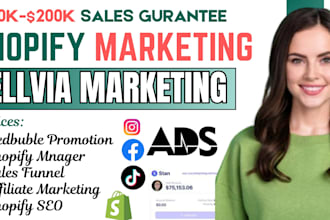 be shopify va, do sellvia marketing, shopify seo, redbubble promotion, etsy