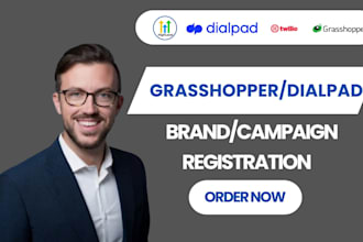 do grasshopper a2p 10dlc, dialpad a2p 10dlc registration, ghl a2p
