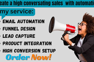 create a high conversating stan store sales funnel with automation