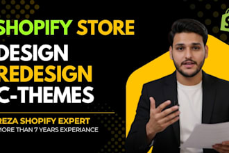 design and redesign a shopify pet store