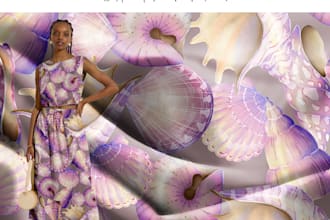 exclusive and sophisticated print design for fashion and home decor