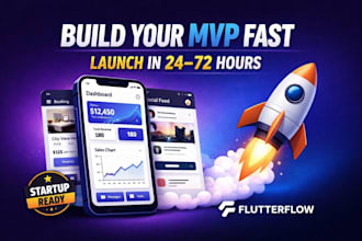 build your mvp mobile app using flutterflow, no code app, firebase