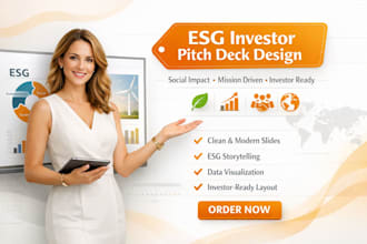 esg social impact investor presentation mission investor ppt pitch deck design