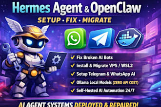 install setup hermes agent open claw olama local vps docker open claw nemoclaw