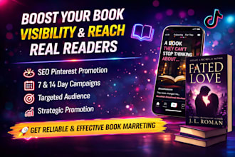 develop a custom high visibility book promotion kdp designed to boost book sales