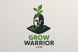 do a intoducing grow warrior led logo for commercial use