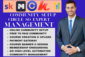 setup circle so circle community setup circle online course community manager