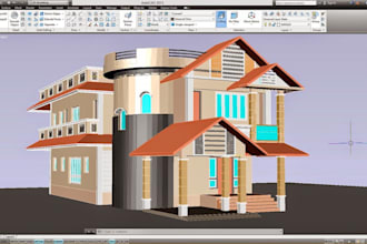 draft precise 2d plans and 3d vectorworks models ready for use