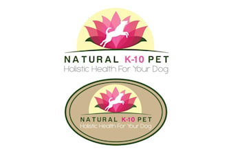 design natural holistic organic pet products logo