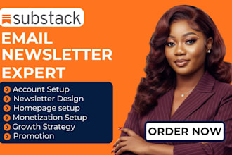 substack setup substack newsletter design substack post substack promotion
