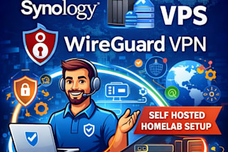 install and configure docker, plex media server synology nas, vps, wireguard VPN