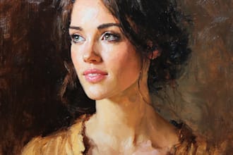 paint a real oil portrait