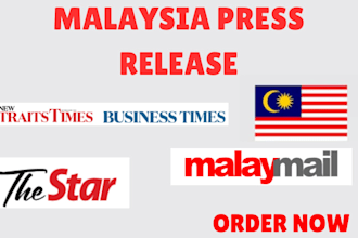 do malaysia press release writing and distribution to peak malaysian media