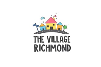 design classic retro village richmond logo