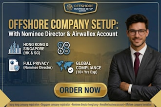 register hong kong or singapore company with nominee director and airwallex