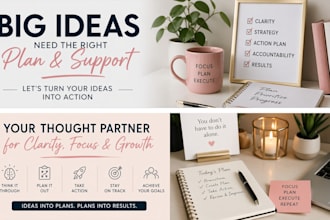 be your thought partner and help you execute your ideas