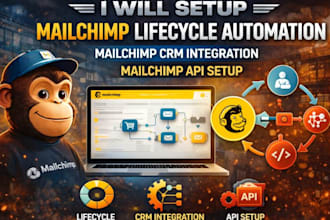 setup mailchimp lifecycle automation mailchimp API setup CRM integration