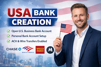 create USA bank creation llc registration us bank account wise mercury USA bank