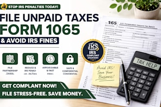 file unpaid taxes form 1065 and avoid irs fines for business owners