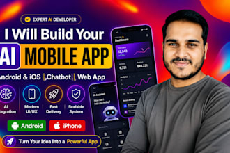 build ai mobile app, ai chatbot, ai saas, ai website, ai phone bot, ai agent