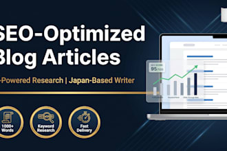 write SEO optimized blog articles with ai powered research from japan