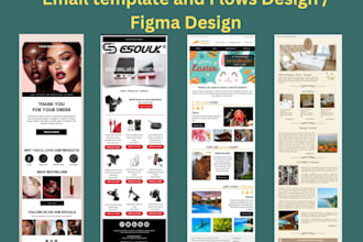 design klaviyo email template klaviyo email flows and figma
