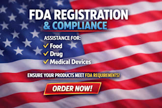 provide fda registration and compliance for food, drug, and medical devices