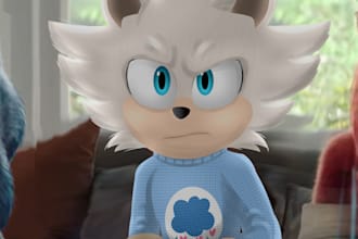 draw your favorite character in mha, sonic or cartoon style
