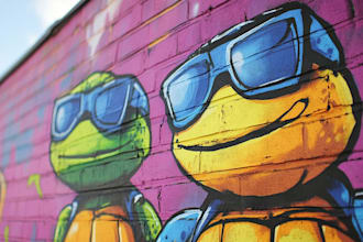 create custom doodle wall art and unique mural designs