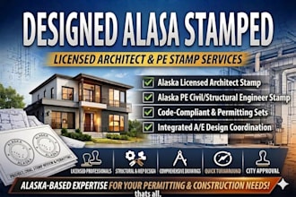 licensed architect civil engineering drawing, alaska licensed architect pe stamp