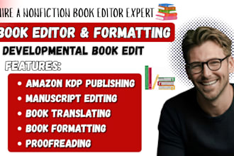 book writing, editing and professional formatting in french, spanish, german