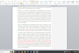 edit and proofread your manuscript